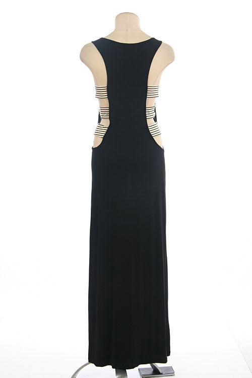 Tank Knit Maxi Dress With Side Detail